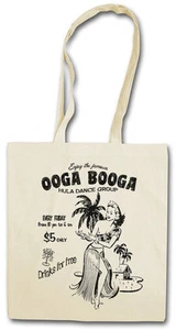 OOGA BOOGA HULA GIRL TASCHE STOFFTASCHE Insel Aloha Island Tiki Caribbean Beach - Picture 1 of 1