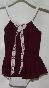 Traje de baño deportivo universitario del estado de Mississippi para niñas de 12 meses con licencia - Imagen 1 de 7