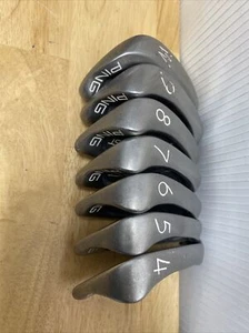 ⛳️Ping Golf ISI-K 4-PW JZ Steel Shafts, Blue Dot Iron 7 Club Set - Picture 1 of 8