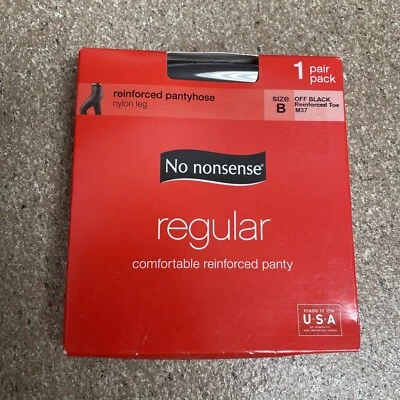 MUJER NO TONSENSE OFF NEGRO Reinfo PANTIMEDIAS PANTIMEDIAS NYLON COMODIDAD TALLA B Foto 1 de 2