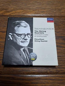 Fitzwilliam Quartet-Shostakovich The String Quartets. London Records 6xCD Box. M - Imagen 1 de 6