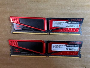 16GB (2x8GB) TeamGroup TLRED48G3000HC16CBK DDR4-3000MHz RAM Kit - Picture 1 of 8