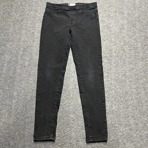 Levi's Pull On Jegging Jeans Girls Size 14 Black Adjustable Waist - Picture 1 of 9