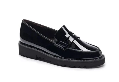 NWD$550 Paul Green Reed Penny Rhinestone Loafer Patent Leather Black UK 5.5/US 8 - Image 1 of 4