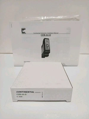 *NUEVO* CONTINENTAL HYDRAULICS CEM-AA-B / CEMAAB CON MANUAL Foto 1 de 4