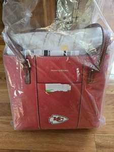 Dooney & Bourke NFL Kansas City Chiefs Small Lexington Tote (Red) - NWT - Picture 1 of 6