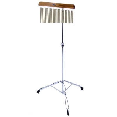 FAME Chimes 25-Bar Messing Percussion Ständer Naturfarben Einsteiger Musikschulen
