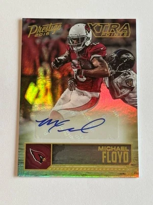 MICHAEL FLOYD PRESTIGE XTRA ОЧКИ ЗОЛОТОЙ АВТОГРАФ RC SP/25 NOTRE DAME ИРЛАНДСКИЙ - Изображение 1 из 2