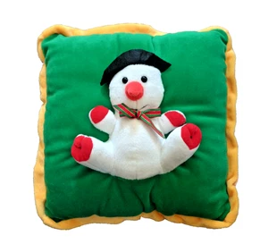 CHRISTMAS PILLOW SNOWMAN 12x12 - Picture 1 of 3
