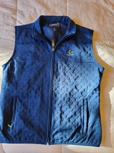 ashworth weater systems blue zip up vest - Picture 1 of 3