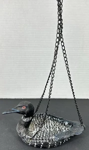 Decorazione decorativa 3 catenine da appendere anatra loon fuori porta selvaggia come uccellino - Foto 1 di 6