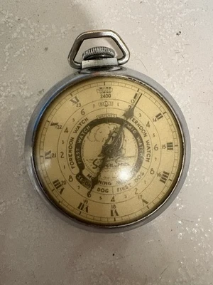 Antiguo Reloj Bolsillo Mecánico E. Ingraham Co Seven Seas PARA REPUESTOS o REPARACIÓN Foto 1 de 4