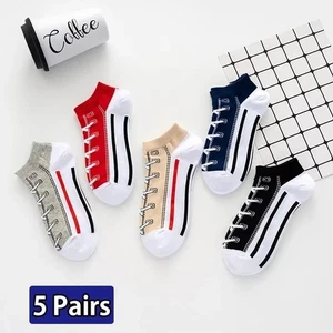Weich Socken mit Schuhmuster aus Baumwolle Atmungsaktiv Basketballsocke - Picture 1 of 10