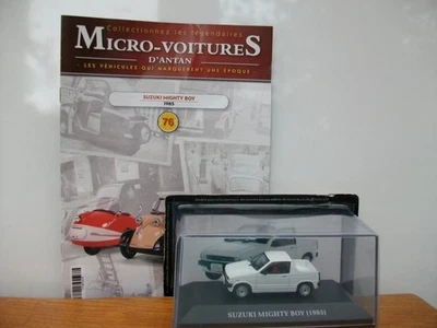 Collection Micro-Voitures N°76 Suzuki Mightyboy 1985 avec sa revue - Photo 1/3