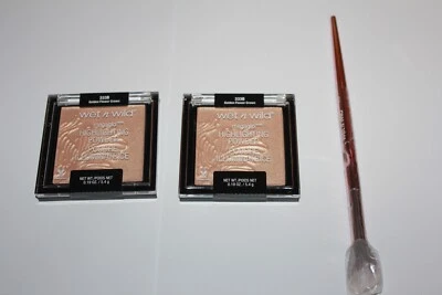 Wet n Wild MegaGlo Highlighting Powder #333B Lot Of 2 Sealed + Brush - Image 1 of 2
