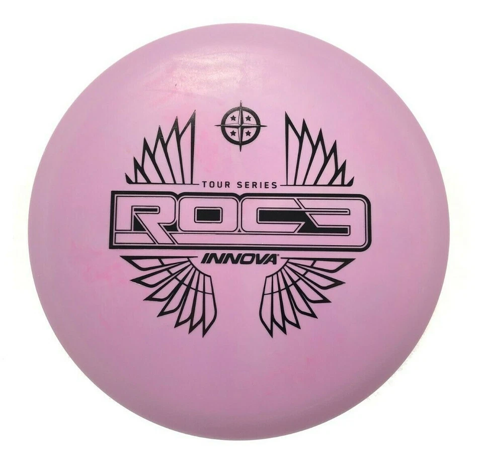 DISC GOLF INNOVA PRO TOUR SERIES COLOR GLOW ROC3 MIDRANGE 180g PURPLE W/ BLACK - Image 1 of 1