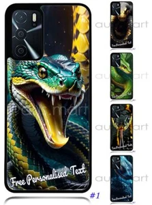 Funda trasera de teléfono de texto personalizada con impresión de serpiente para serie OPPO AX - AX5 AX5s AX7 - Imagen 1 de 11