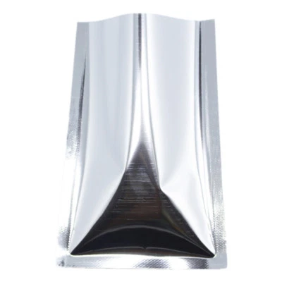 Open Top Heat Seal Silver Aluminum Foil Mylar Food Storage Packing Vacuum Bags - image 1 of 3