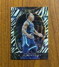 2022-23 Panini Select #63 Desmond Bane Concourse Level Zebra Prizm SSP Grizzlies