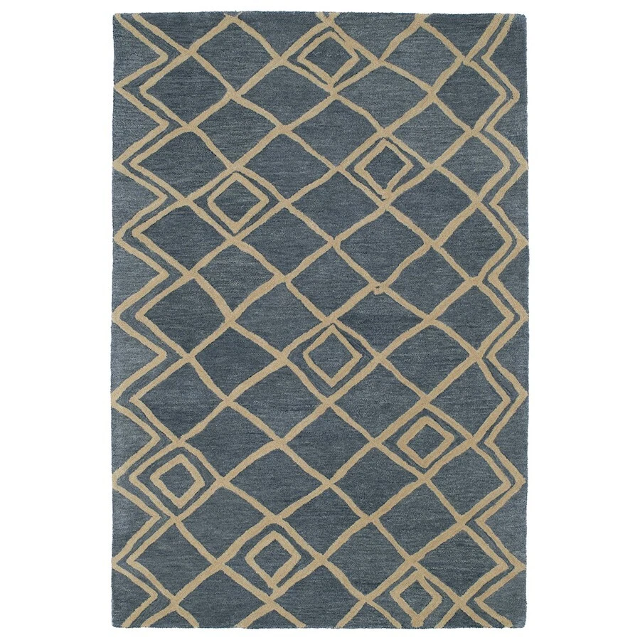 Alfombra Kaleen Rugs Casablanca, azul, 5'x8' - CAS04-17-58 Foto 1 de 1