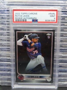 2022 Topps Chrome Royce Lewis Rookie Autographs Auto RC #RA-RL PSA 9 Twins MINT