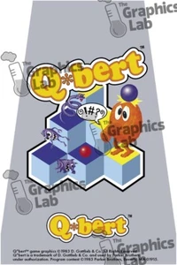 Replacement Game Cartridge Label - Q*bert for Atari 2600 - Picture 1 of 1