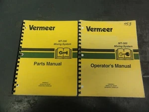 Vermeer MT-300 Mixing System Operator's and Parts Manual - Picture 1 of 9