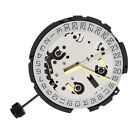 Montre date à 4 heures mouvement à quartz 3 yeux chrono outil de réparation horloger