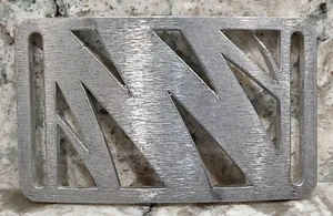 GRIP6 HEBILLA DE CINTURÓN - RAYO - ALUMINIO CRUDO - 1,5 PULGADAS DE ANCHO - Imagen 1 de 4