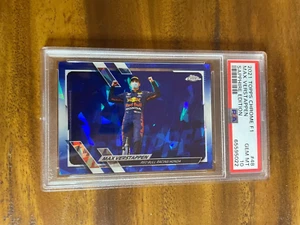 2021 TOPPS CHROME FORMULA 1 F1 SAPPHIRE #48 MAX VERSTAPPEN PSA 10 GEM MINT - Picture 1 of 2