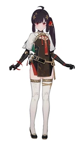 Pegatina de anime resistente a la intemperie Pulao Punishing: Gray Raven de 6" calcomanía de coche - Imagen 1 de 1