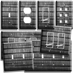 ANTHRAZITGRAU RUSTIKAL HOLZ STIL LICHTSCHALTER STECKDOSE WANDPLATTE LANDHAUS KUNST DEKOR - Bild 1 von 34