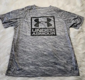 MEN'S Under Armour shirt Size Large Grey - Picture 1 of 5