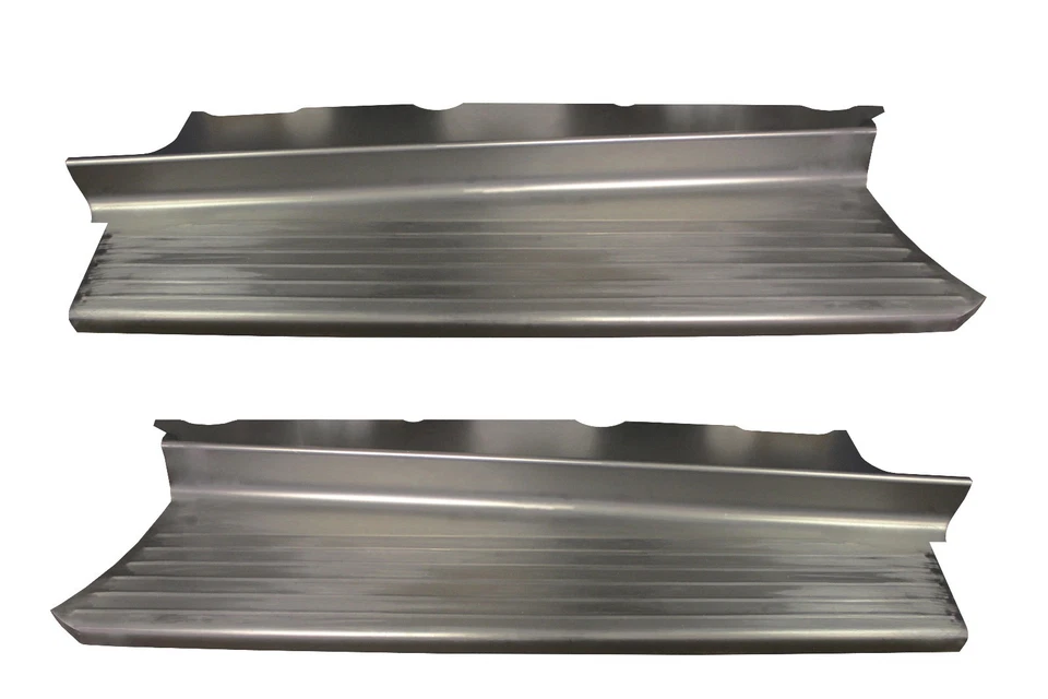 1942 1946 1947 Ford Pickup Truck 1/2 Ton Steel Ribbed Running Board Set - Image 1 of 2