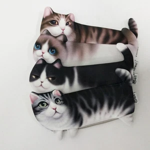 US 3D Cat Zipper Pen Case Makeup Pouch Tool Bag Stationary Pencil Box Organizer - Picture 1 of 36