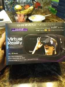 Dream Vision VR Virtual Reality 360 Smartphone Headset iOS Android Black - Picture 1 of 3