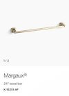 Kohler Margaux® 24” Towel Bar 16251-Af Vibrant French Gold