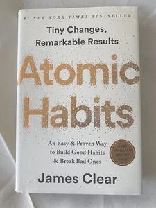 Neu Hardcover Atomic Habits: Winzige Veränderungen, bemerkenswerte Ergebnisse! By James Clear DJ - Bild 1 von 4