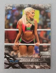 TOPPS WWE CARD 2017 TLC ALEXA BLISS CARD #WWE-16 - Photo 1 sur 2