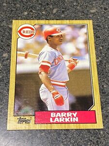 1987 Topps #648 BARRY LARKIN Rookie Baseball Card