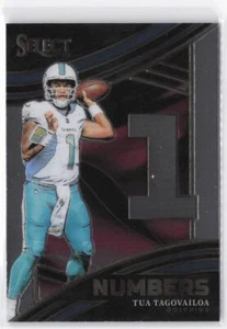 2023-24 Panini Select Tua Tagovailoa #NMB-TTA Select Numbers - Picture 1 of 2