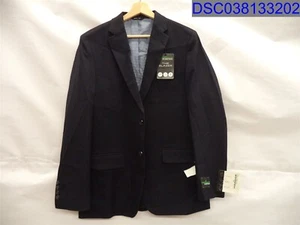 Haggar Men's Navy Suit Jacket, Size=38 Short, Armpit to Armpit=21", Length=29" - Picture 1 of 4
