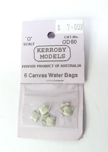 Bolsas de agua de lona de metal blanco escala O 1/48 detalles modelos Kerroby parte #OD60 - Imagen 1 de 3