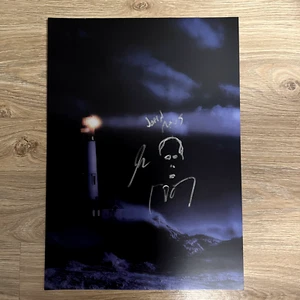 John Maus Signed We Must Become the Pitiless Censors Poster w Exact Proof (Moon) - Picture 1 of 6