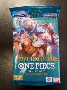 One Piece TWO LEGENDS English Booster OP-08 paquete de 12 tarjetas sellado - Imagen 1 de 2