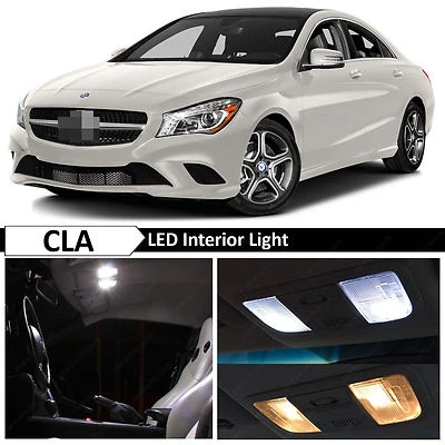 13x White Interior LED Light Package Mercedes Benz CLA250 CLA CLA45 AMG - Изображение 1 из 4