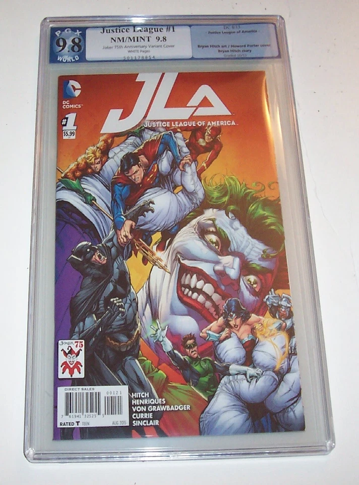 JLA #1 - DC 2015 Modern Age Porter variant issue - PGX NM/MT 9.8 - Image 1 of 1