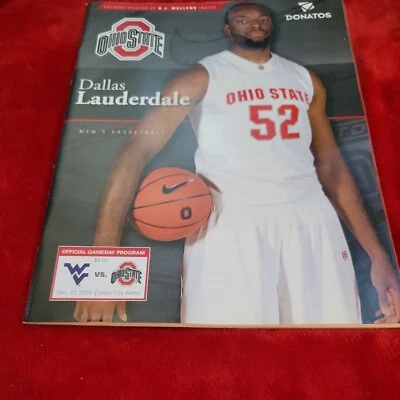 Dec 27, 2008 OSU vs. West Virg Basketball Ofc GameDay Prog-Dallas Lauderdale - Image 1 of 4