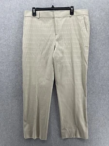 Pantalones para mujer Banana Republic con textura beige Hampton talla 14 pierna recta - Imagen 1 de 10