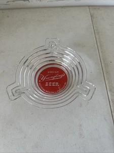 VINTAGE DECO YUENGLING & SONS YUENGLINGS BEER POTTSVILLE PA GLASS ASHTRAY - Picture 1 of 7